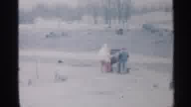 Indiana (1959): Kids Playing Round On Grass With Each Other While Y Try And Build