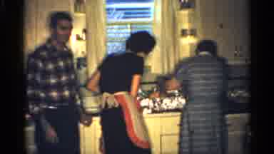 Indiana (1959): Family Members Helps Each Other To Cook Father Wonderful Dinner