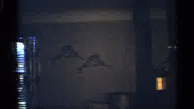Indiana (1959): Woman Wearing White Dress Opens Do Other To Dimly Lit Bedroom