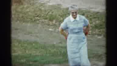 Indiana (1959): Wonderful Grandson Plays With Grandma And Enjoy Game Each Other