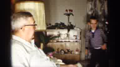 Indiana (1959): Child Showing Puppy At Christmas