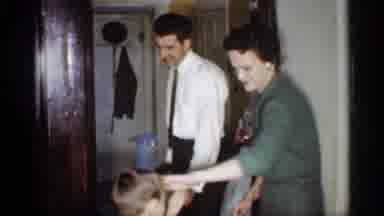 Indiana (1959): Mom And Dad Playing With Young Son