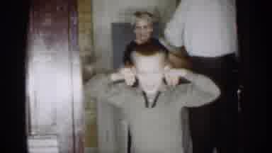 Indiana (1959): Young Boy Ekes Silly Gestures In Father Of Comer Adults In