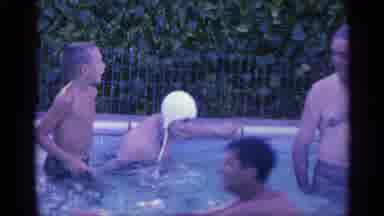 Indiana (1959): People Are Playing In Swimming Pool In Family Holiday