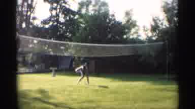 Indiana (1959): Badminton Game At Garden