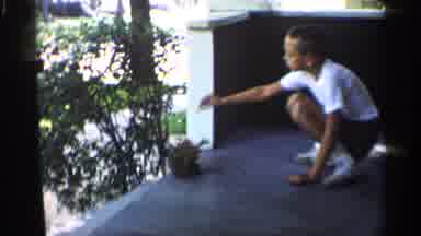 Indiana (1959): Little Kid Feeding A Wild Squire All Who Try To Get Paint Out Of