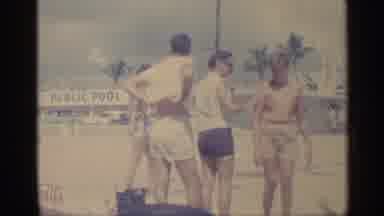 Indiana (1959): Two Men And Two Women Wearing Sunglasses And Swimming Cl's At