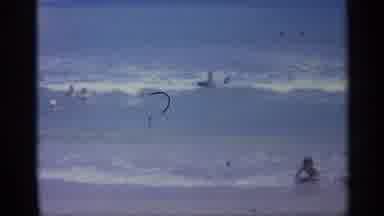 Indiana (1959): Summer Time Beach People In Ocean Sun Inning