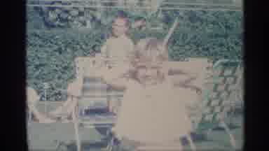 Indiana (1959): Beautiful Family And Are Children Enjoys Pace And Playing Round