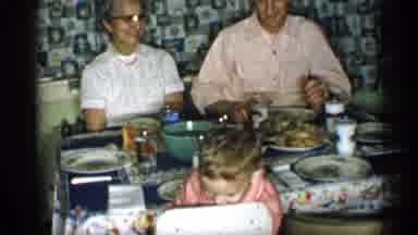 Michigan (1959): Family Eating Together Around A Table