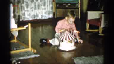 This four-year-old's birthday bash is a real circus, literally!