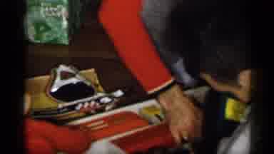 Michigan (1959): Child And Parents Unpicking Father Toys In 60'S Col Other Home