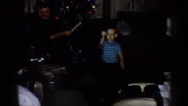 Michigan (1959): Old Lady In Chair Little Boy Walking Up With Christmas Tree