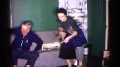 Michigan (1959): Indoor Video Showing Three Two Women And One Man Doing Various