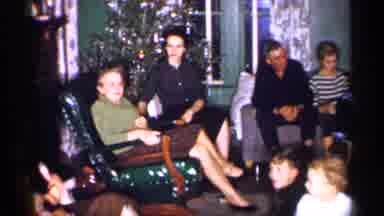 Michigan (1959): Family Gathers In The Living Room And Sits Together Near The
