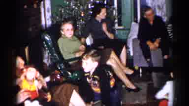 MICHIGAN-1959: Christmas Party At Somebody's House