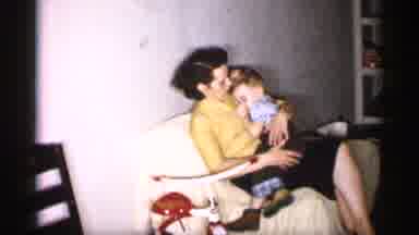 Michigan (1959): A Mom And Her Baby Staying In The Bed And Talking With Him