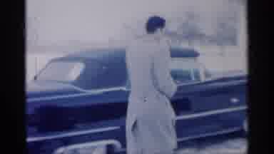 Michigan (1959): An Example Of A Man Taking The Long Way To His Car Door From