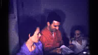 Michigan (1959): Vintage Super 8 Film On Anglo-Saxon American Dinner Table