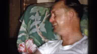 Michigan (1959): Dad In Living Room With Two Sons Laughing And Playing