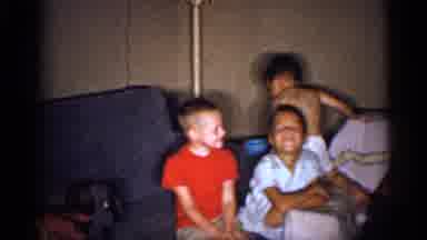 Michigan (1959): Young Kids Waiting Area Room Restless Man Women Wait While