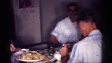 Michigan (1959): Family Seated Around Table For Meal Passing Around Food