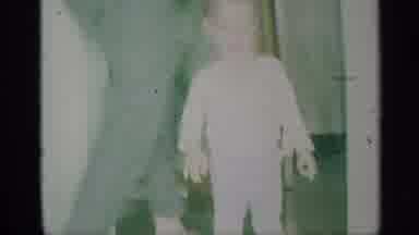 New York (1959): Vintage Clip Of Child Does Silly Dance Feeling Happy Excited