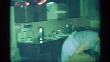 New York (1959): Old Footage Of Family Having Dinner In The Table And The Mother