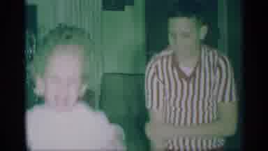 New York (1959): A Young Boy Jumps Up And Down And Dances In A Living Room As