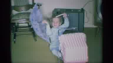 New York (1959): Little Baby Busy At Play With Family And Friends