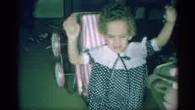 New York (1959): Mother Playing With Her Young Children Inside Home Together