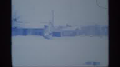 New York (1959): Old Degraded Film Footage Spanning Left Of Rural Buildings And