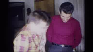 New York (1959): Vintage Footage Of A Child Playing On The Floor During Family