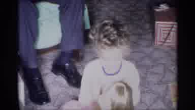 New York (1959): A Beautiful Baby Was Playing With Lad Himself And Enjoying The