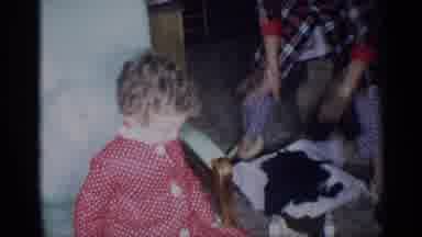 New York (1959): A Home Video Of A Dad And Son The Dad Opening A Christmas Present