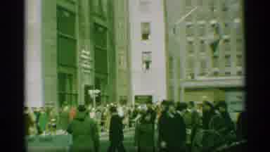 New York (1959): View Of Heavy Pedestrian Traffic On A Bright Sunny Day