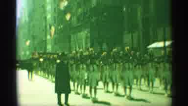 New York (1959): A Parade Near Radio City Music Hall In New York City