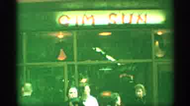 New York (1959): Vintage Film Of Folks Standing Outside Of An Asian Store Front