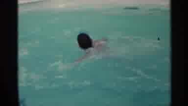 Mississippi (1963): Boy Jumps Into Pool Trying To Learn How To Do A Front Flip