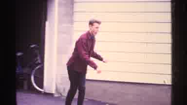 Ohio USA (1969): Outside Recording Showing A Young Man On A Skateboard And Two