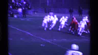 Ohio USA (1969): A Move At An American Football Match Where Team With White