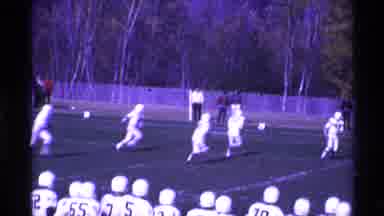 Ohio USA (1969): View Of Football Game Play And Band Playing On Field On A Sunny