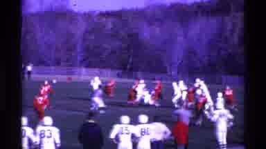 Ohio USA (1969): High School Or Middle School Football Team During Late Fall Or