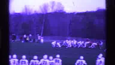 Ohio USA (1969): Kids Playing Little League Football Outside On A Pretty Day