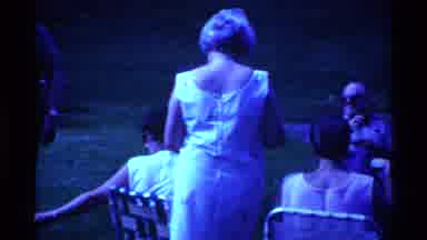 Ohio USA (1969): Summer Backyard Barbecue Entertaining Friends Hanging Out With