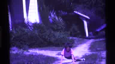 Ohio USA (1969): A Boy Was Very Much Enjoying The Place In The Ground