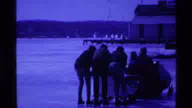 Ohio USA (1969): Ice Fishing In The Winter Fun In The Cold