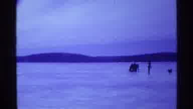 Ohio USA (1969): View Of Snow Covered Field On A Clear Winter Day