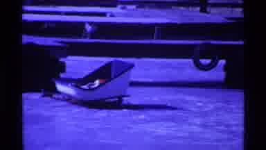 Ohio USA (1969): Snow Ice Snowmobile Outdoors Outside In The Daytime Frozen Day