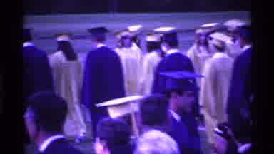 Ohio USA (1969): Outdoor Showing A Graduation Event With Several Students And